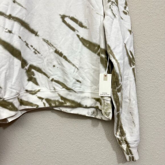 GOOD AMERICAN Boyfriend Sweatshirt Tie-Dye Pullover NWT - Picture 7 of 11
